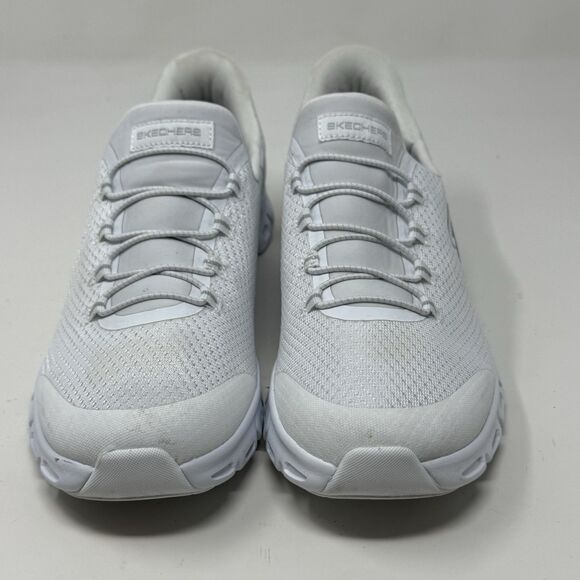 Skechers Slip-Ins Glide Step Persistence Shoes Womens 8.5 White Hands Free - Picture 6 of 16